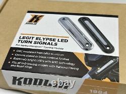 Kodlin Legit Elypse Chrome LED Turn Signal Harley Road King Street Glide Batwing