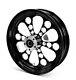 Kool Kat Rear Black Wheel 16 X 3.5 Harley Electra Glide Road King Street 02-07