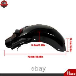 LED Rear Fender System CVO Style For Touring Road King Street Glide 2014-2022