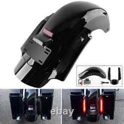 LED Rear Fender System For Harley Touring Road King Street Road Glide 2009-2013