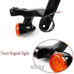 LED Turn Signals Spot Fog Lights Bracket For Harley Street Glide Road King US