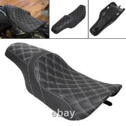 Lattice Two Up Profiler Seat For Harley Road King FLHR 97-07 Street Glide FLHX