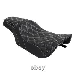 Lattice Two Up Profiler Seat For Harley Road King FLHR 97-07 Street Glide FLHX