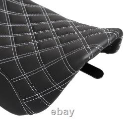 Lattice Two Up Profiler Seat For Harley Road King FLHR 97-07 Street Glide FLHX