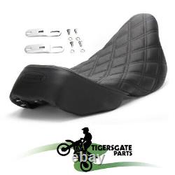 Leather Solo Seat for Harley Touring Bagger Street Glide Road Glide Road King