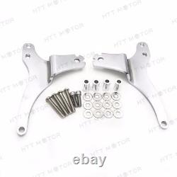 Low Mount Bracket & Backrest For Harley 97-08 Road Glide Road King Street Glide