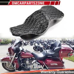 Low-Pro Rider Seat For Harley Touring Street Glide 2006-2007 Road King 1997-2007