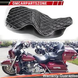Low-Pro Rider Seat For Harley Touring Street Glide 2006-2007 Road King 1997-2007