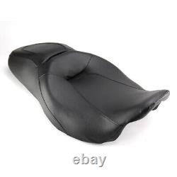 Low Profile Driver Passenger 2-Up Seat For Harley Road King Street Glide 2008+