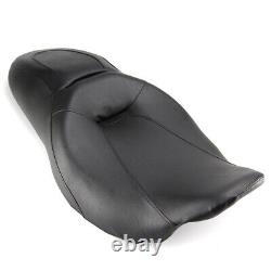 Low Profile Driver Passenger 2-Up Seat For Harley Road King Street Glide 2008-UP