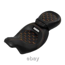 Low-Profile Driver Passenger Seat Fit For Harley Road King Street Glide 09-23