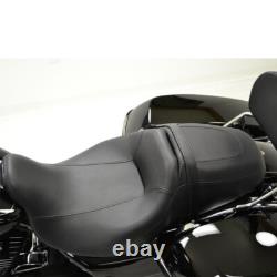 Low Profile Driver Passenger Seat Fits For Harley Road King Street Glide 2008-UP