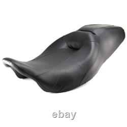 Low Profile Driver Passenger Seat Fits For Harley Road King Street Glide 2008-UP