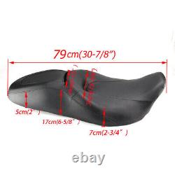 Low Profile Driver Passenger Seat Smooth For Harley Road King Street Glide 08-UP