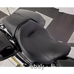 Low Profile Driver Passenger Seat Smooth For Harley Road King Street Glide 08-UP