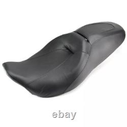 Low Profile Driver Passenger Seat Smooth For Harley Road King Street Glide 08-UP