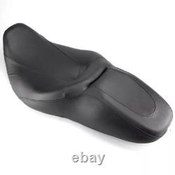 Low Profile Driver Passenger Seat Smooth For Harley Road King Street Glide 08-UP