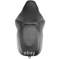 Low Profile Driver Passenger Seat Smooth For Harley Road King Street Glide 08-UP