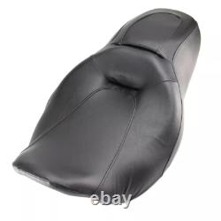 Low Profile Driver Passenger Seat Smooth For Harley Road King Street Glide 08-UP