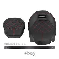 Low-Profile Driver Passenger Two Up Seat Fit For Harley Road King Street Glide