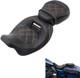 Low-profile Driver Passenger Two Up Seat Fit For Harley Cvo Road King Street Gli