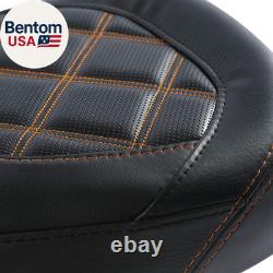 Low-Profile Driver Passenger Two up Seat Fit for Harley CVO Road King Street Gli