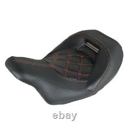 Low-Profile Pillion Passenger Driver Seat For Touring Road King Street Glide