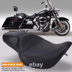 Low Profile Rider Passenger Seat For Harley 97-07 Road King & 06-07 Street Glide