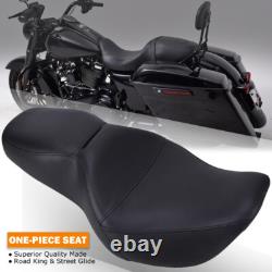 Low-Profile Rider Passenger Seat For Harley Street Glide 06-07 & Road King 97-07