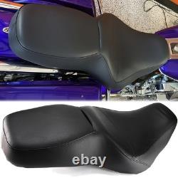 Low-Profile Seat 2-Up For Harley Road King FLHR 1997-2007 & Street Glide 2006 07