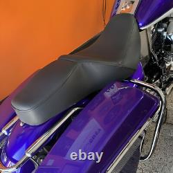 Low-Profile Seat 2-Up For Harley Road King FLHR 1997-2007 & Street Glide 2006 07 Low-Profile Seat 2-Up For Harley Road King FLHR 1997-2007 & Street Glide 2006 07