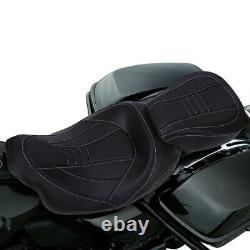 Low-Profile Seat Set Fit For Harley Touring Road King CVO Street Glide 2009-2021