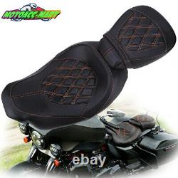 Low-Profile Seat Set For Harley Touring Street Glide Road King 2009-2021 2010 US