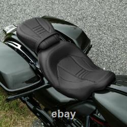 Low-Profile Seat Set For Harley Touring Street Glide Road King 2009-2021 2020