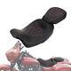 Low-profile Two-up Seat For Harley Electra Road Street Glide Road King Cvo 09-21