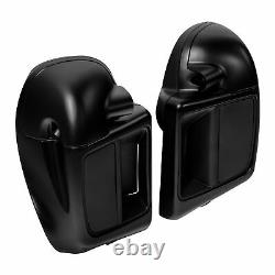 Lower Vented Leg Fairing Fit For Harley Road King Street Glide 14-22 Black Denim