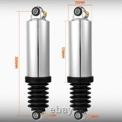 Lowering Rear Air Shocks Absorbers Set For Harley Road King Street Electra Glide