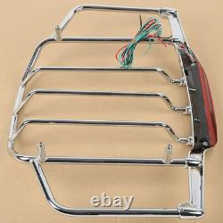 Luggage Rack LED Light for Harley Touring Road King Street 2014 2024 Chrome