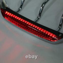 Luggage Rack LED Light for Harley Touring Road King Street 2014 2024 Chrome