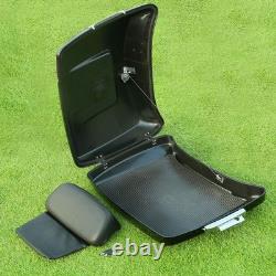 Luggage Trunk Backrest Hardware Kit for Harley Road King Street Glide 2014 2025