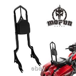 MOFUN 31 Sissy Bar Backrest For Harley Touring Street Glide Road King 2009-2024