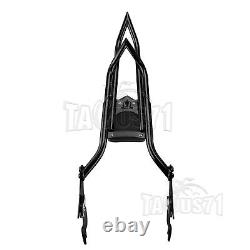 MOFUN Passenger Backrest Sissy Bar For 09-23 Harley Street Road Glide Road King