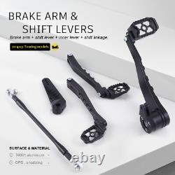 MX Floorboards Footboards rear passenger For Harley Road King Street Glide 14-Up