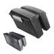 Matte Black Hard Saddlebags Fit Road King Street Glide 1993-2013