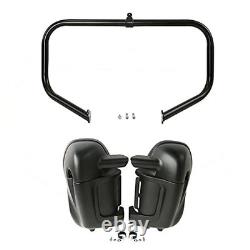 Matte Black Leg Fairings Crash Bar for Road King Street Glide 2009-2013