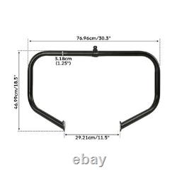 Matte Black Leg Fairings Crash Bar for Road King Street Glide 2009-2013