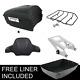 Matte King Pack Trunk Pad 2 Up Rack Fit For Harley Tour Pak Road King 2014-2022