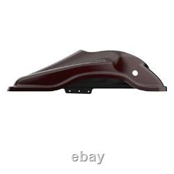 Midnight Crimson 8'' Speaker Lids Cover Fits 2014+ Harley Street Road King Glide