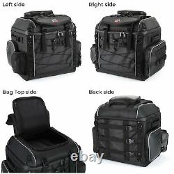 Motorcycle Luggage Bag Travel Saddlebag For Touring Road King Street Glide