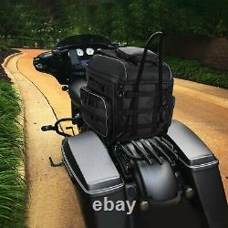 Motorcycle Luggage Bag Travel Saddlebag For Touring Road King Street Glide